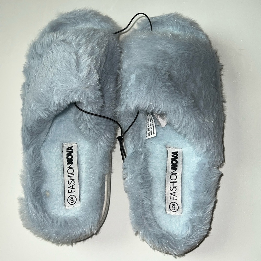 Blue causal slides-Women - Picture 6 of 7